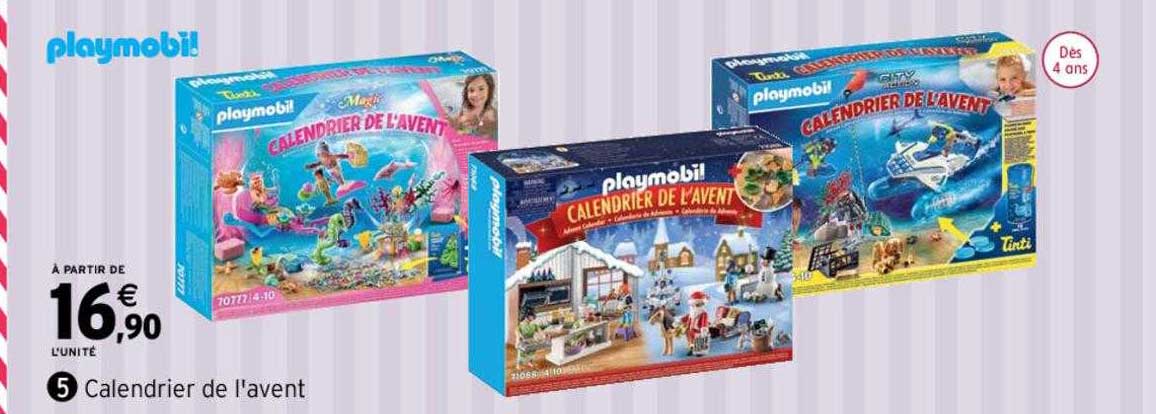 calendrier de l'avent playmobile
