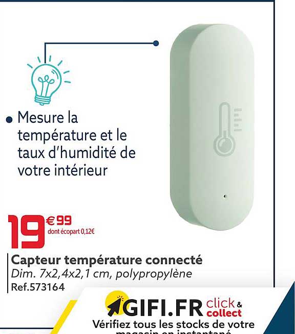 capteur température connecté