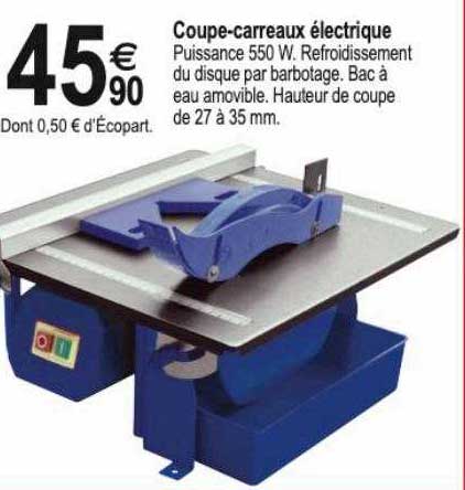 coupe-carreaux électrique