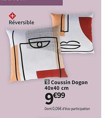 coussin dogon 40x40 cm