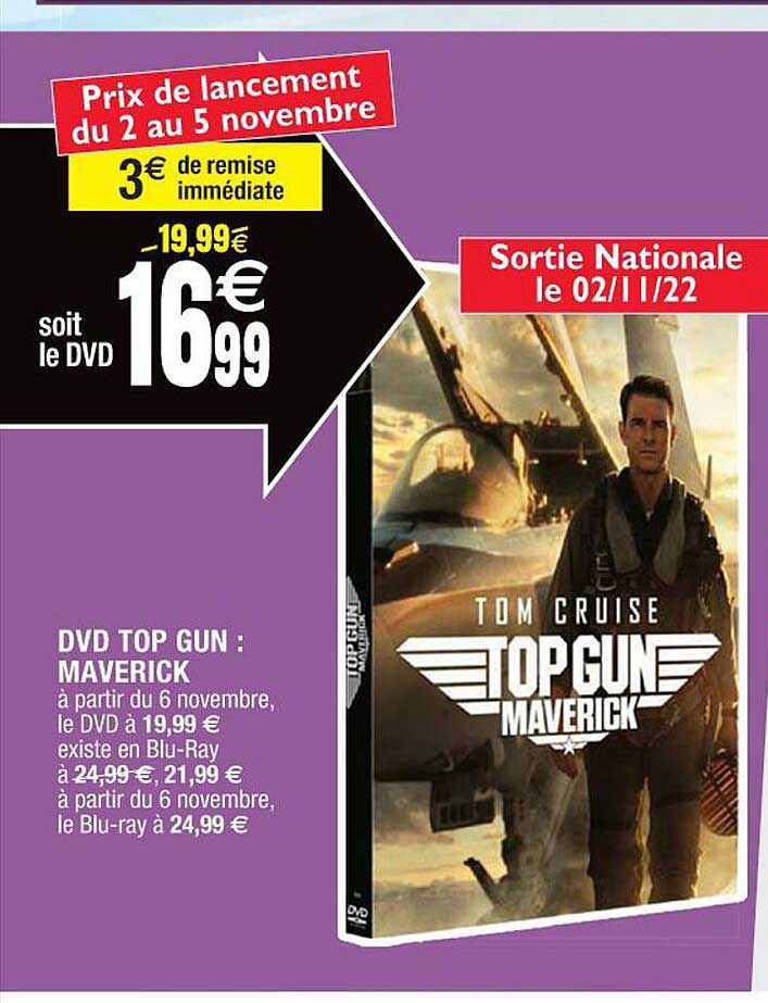 dvd top gun : maverick