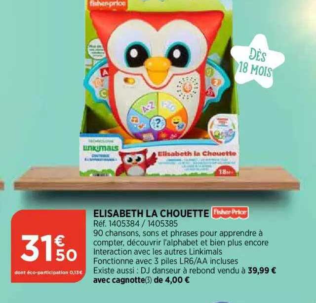 elisabeth la chouette fisher-price