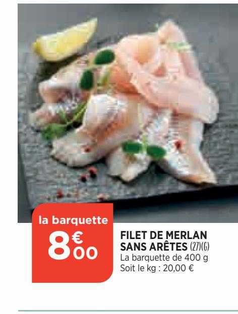 filet de merlan sans arêtes