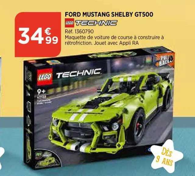 ford mustang shelby gt500 lego technic
