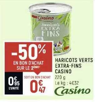 haricots verts extra-fins casino