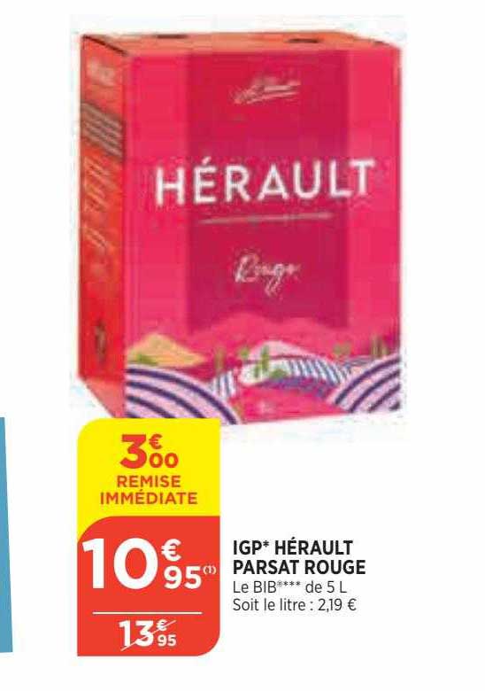 Igp Hérault Parsat Rouge
