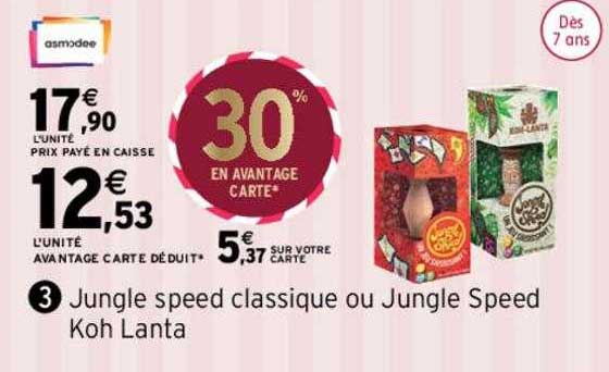 jungle speed classique ou jungle speed koh lanta asmodee