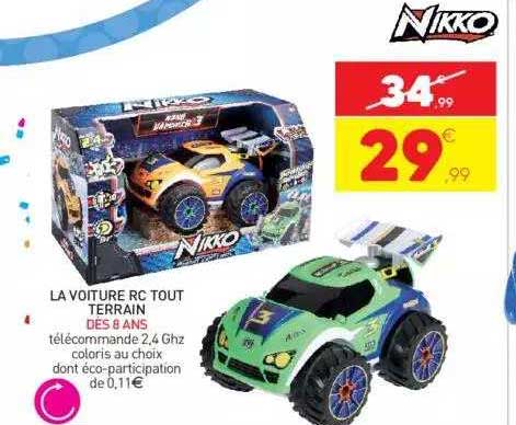 la voiture rc tout terrain nikko