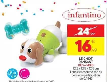 le chiot dansatn infantino