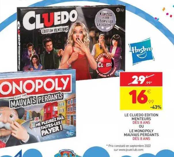 le cluedo édition menteurs hasbro