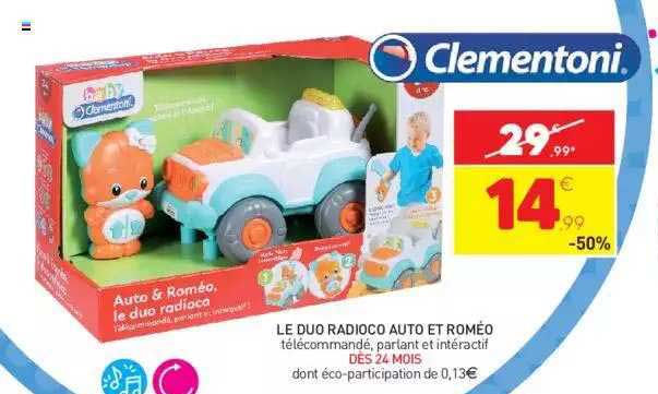 le duo radioco auto et roméo clementoni