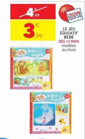 le jeu éducatif bébé lisciani giochi