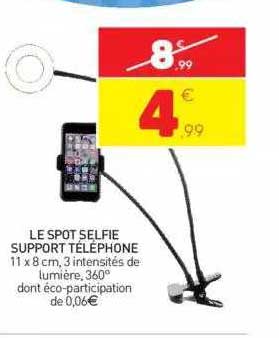 le spot selfie support téléphone