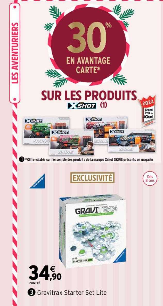 les produits xshot,  gravitrax starter set lite