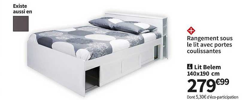 lit belem 140x190 cm