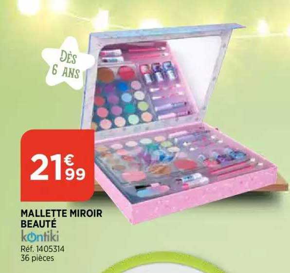 Mallette Miroir Beauté Kontiki