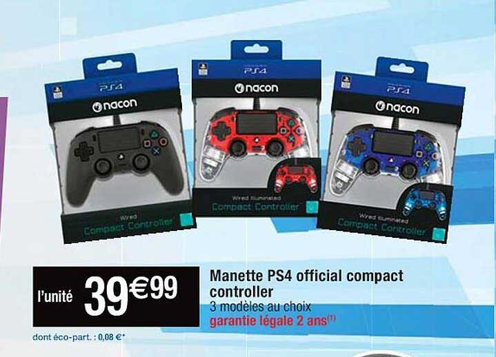 manette ps4 official compact controller