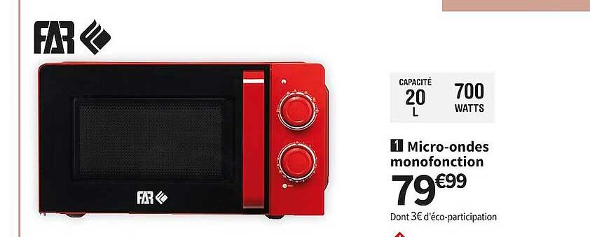 micro-ondes monofontion far