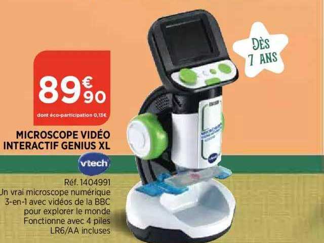 Microscope Vidéo Interactif Genius Xl Vtech