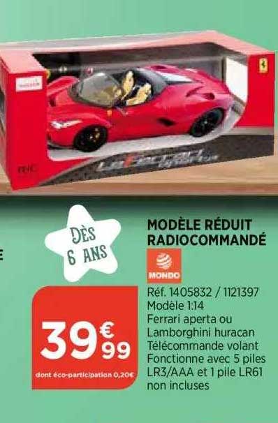 modèle réduit radiocommandé mondo
