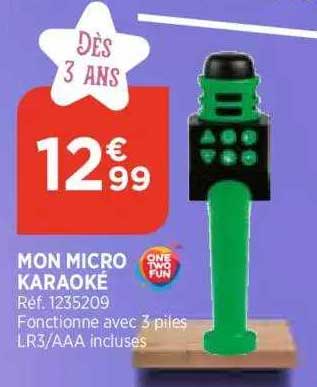 mon micro karaoké one two fun