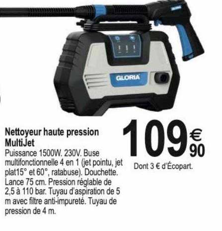 nettoyeur haute pression multijet gloria