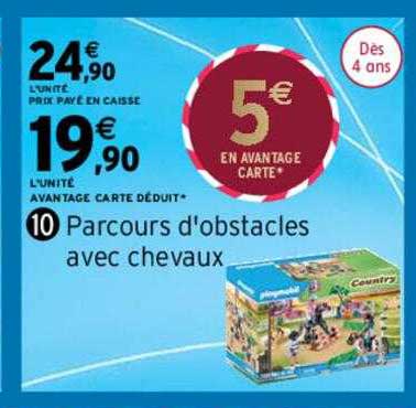 parcours d'obstacles avec chevaux playmobil