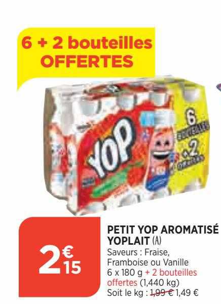 Petit Yop Aromatisé Yoplait