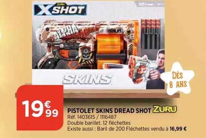 pistolet skins dread shot zuru