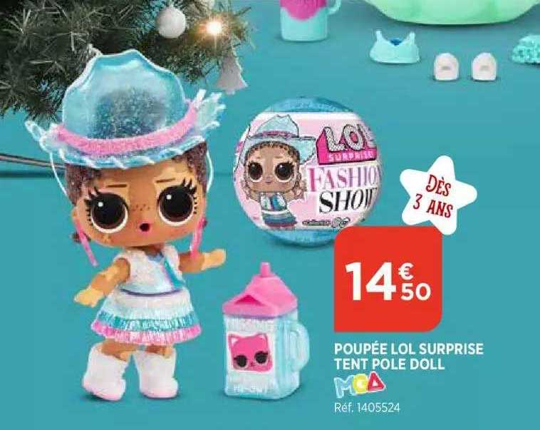poupée lol surprise tent pole doll mga