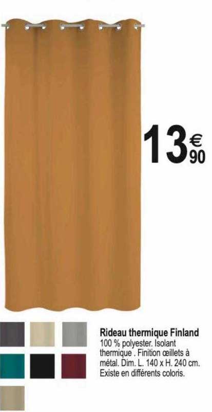 rideau thermique finland