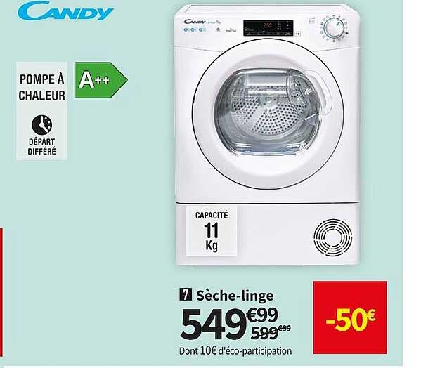 sèche-linge candy