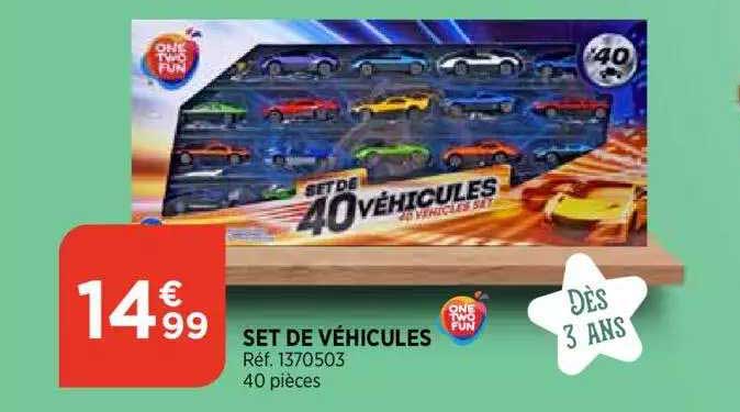 set de véhicules one two fun