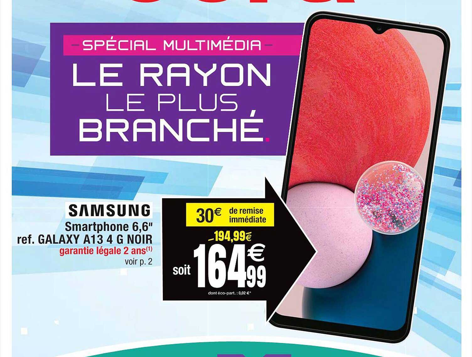 smartphone 6,6" samsung galaxy a13 4g noir