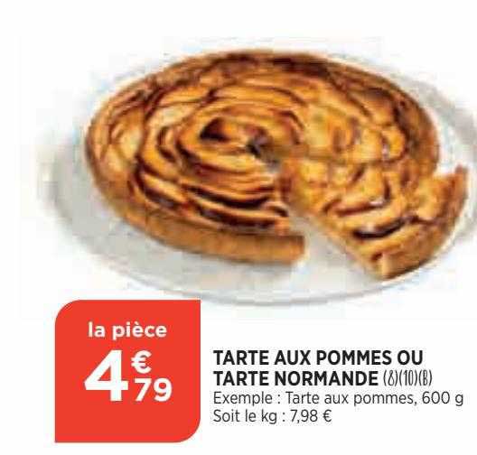Tarte Aux Pommes Ou Tarte Normande