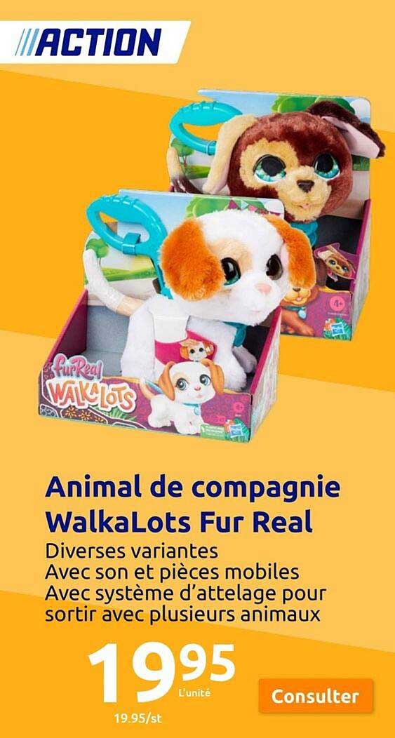 animal de compagnie walkalots fur real