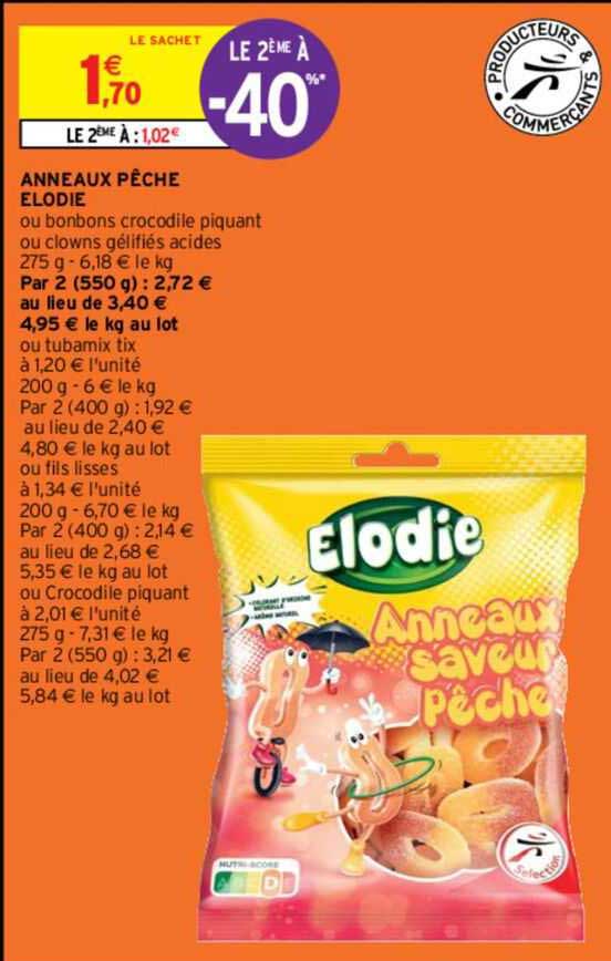 Anneaux Pêche Elodie