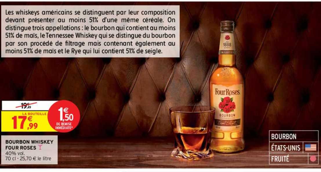 Bourbon Whiskey Four Roses