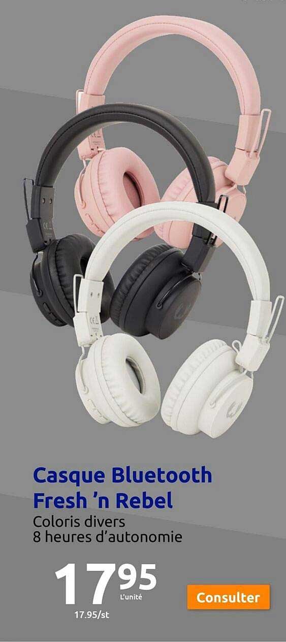 casque bluetooth fresh 'n rebel