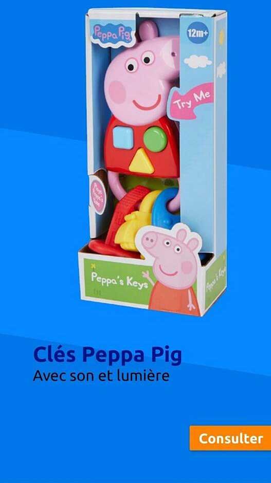 clés peppa pig
