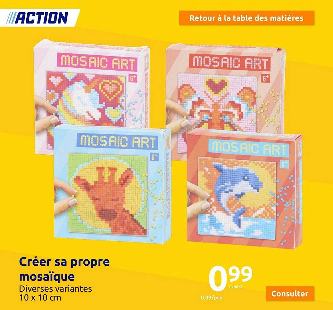 créer sa propre mosaïque