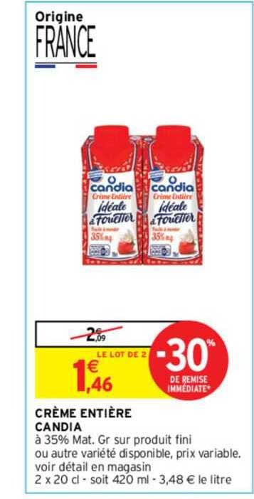 Crème Entière Candia