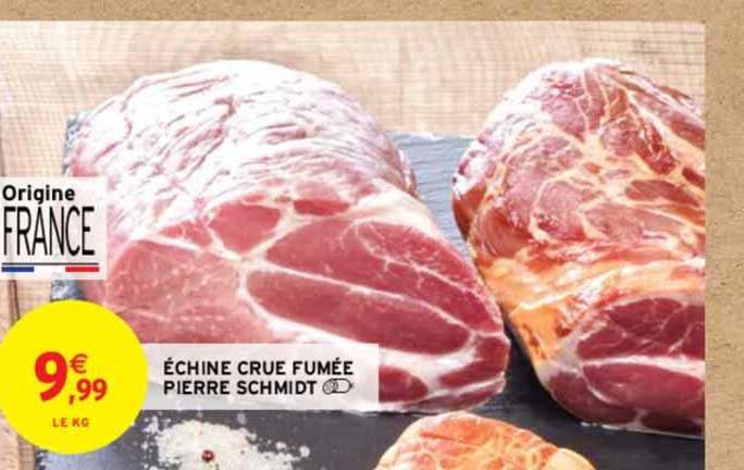 échine crue fumée pierre schmidt