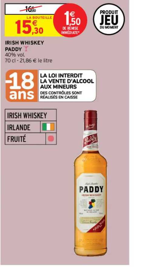 Irish Whiskey Paddy