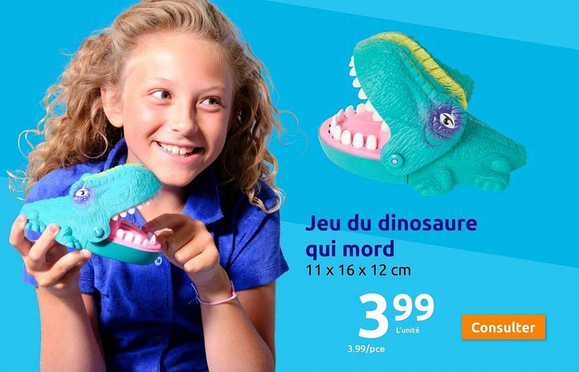 jeu du dinosaure qui mord