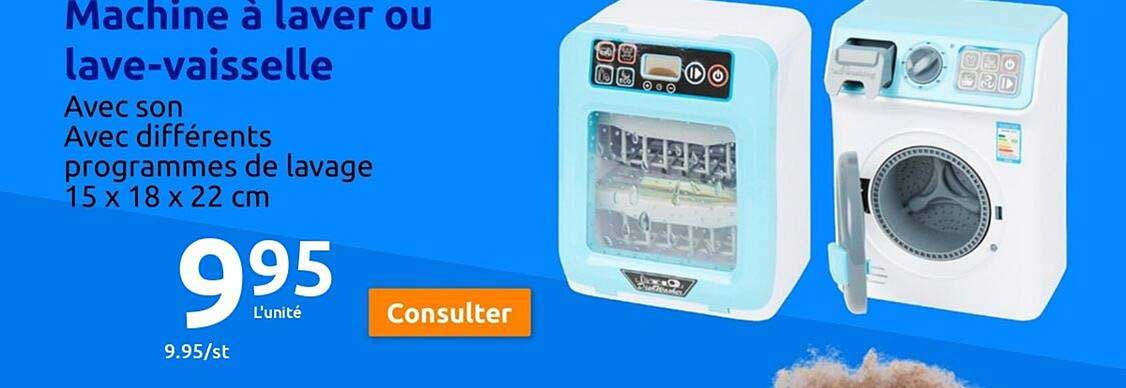 machine à laver ou lave-vaisselle