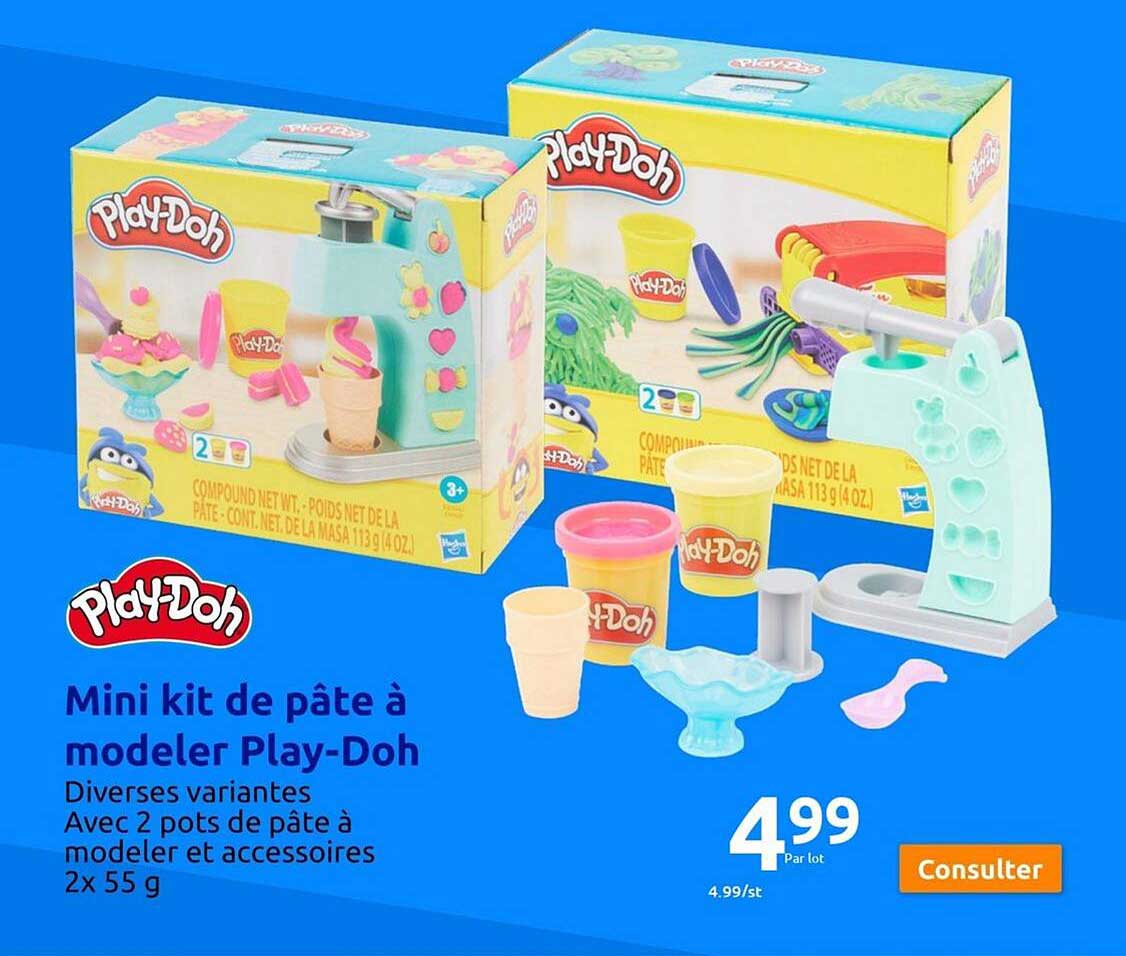 mini kit de pâte à modeler play-doh