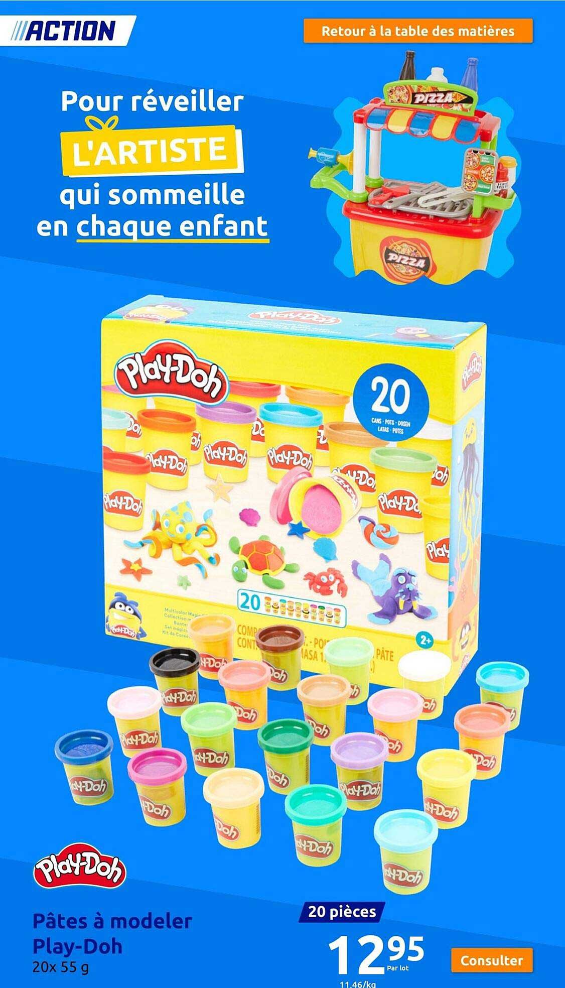 pâtes à modeler play-doh