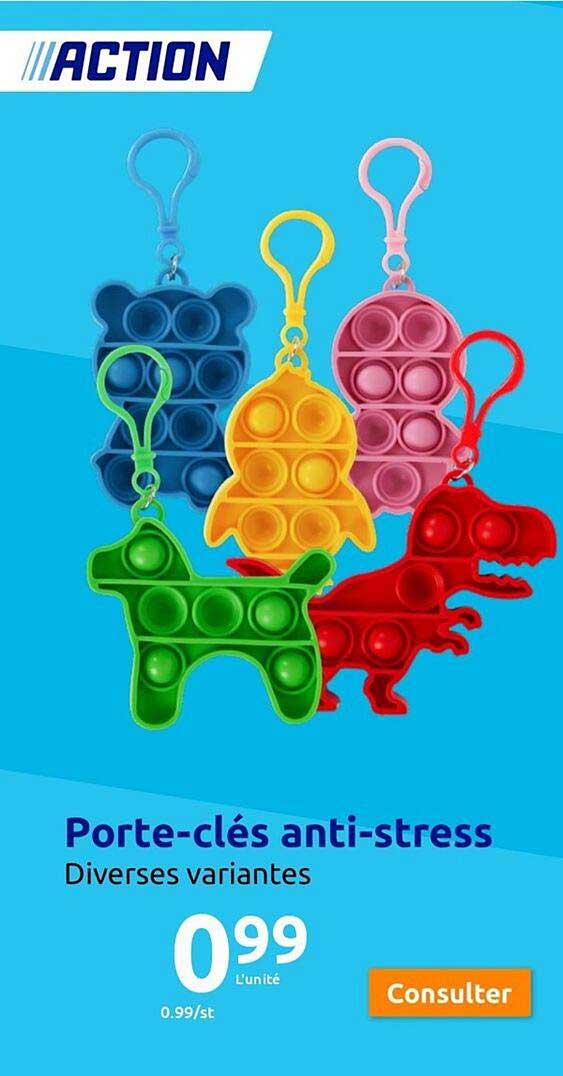 porte-clés anti-stress