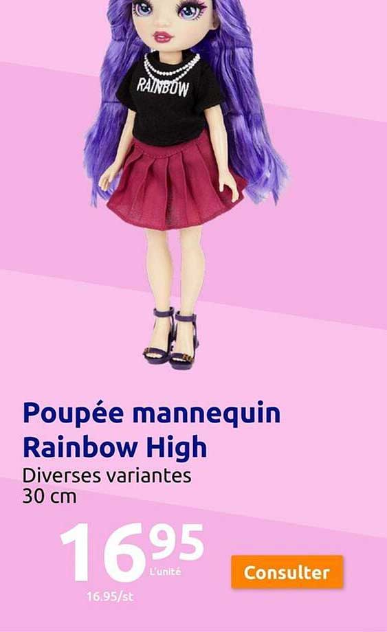 poupée mannequin rainbow high
